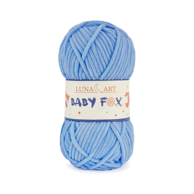 Włóczka Baby FOX Luna Art 50 niebieski