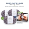 Kurs wyplatania koca + 3 motki chenille nr 7 Kurs wyplatania koca + 3 motki chenille nr 7