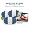 Kurs wyplatania koca + 3 motki chenille nr 910