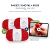 Kurs wyplatania koca + 3 motki chenille nr 904 Kurs wyplatania koca + 3 motki chenille nr 904