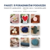 Poduszki DIY – pakiet 9 poradników poduszek z grubej włóczki