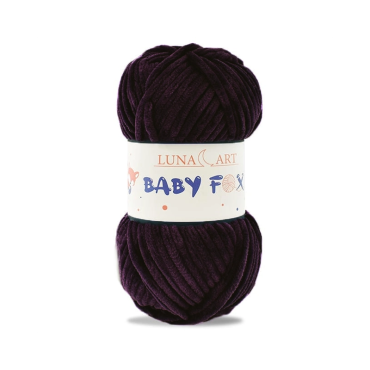 Włóczka Baby FOX Luna Art 93 śliwka
