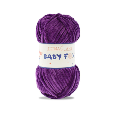 Włóczka Baby FOX Luna Art  16 ciemny fiolet