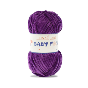 Włóczka Baby FOX Luna Art 16 ciemny fiolet