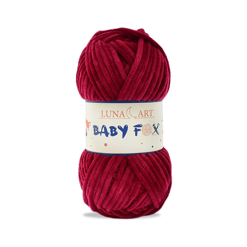 Włóczka Baby FOX Luna Art 20 bordo - produkt wyplatamy.pl 1