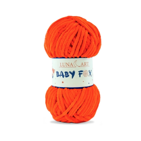 Włóczka Baby FOX Luna Art 89 intensywny pomarańcz