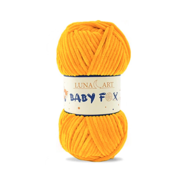 Włóczka Baby FOX Luna Art 87 intensywny żółty