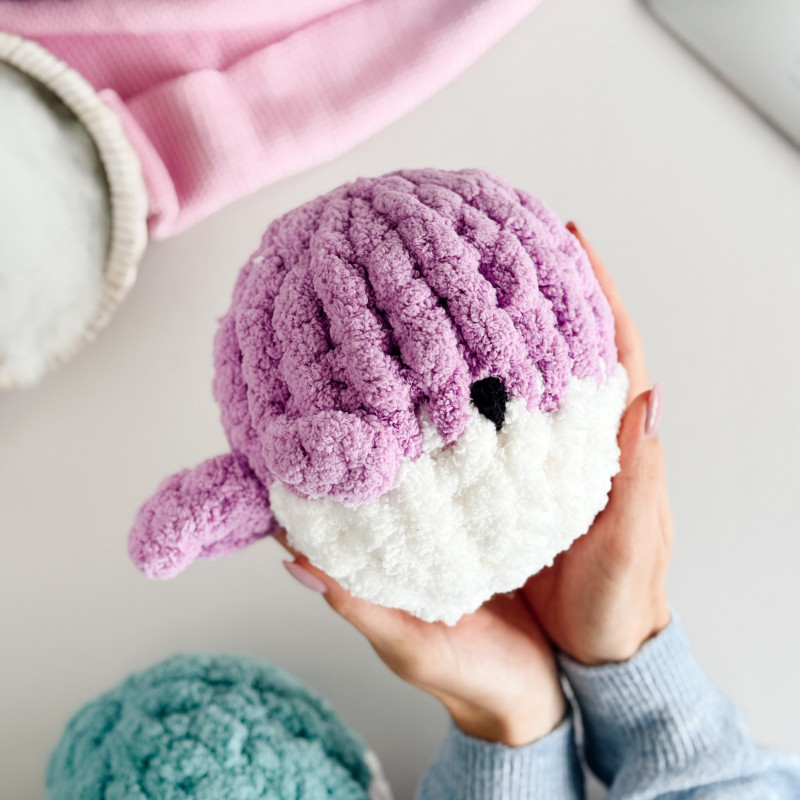 Włóczka chenille standard kolor nr 17 - 230g - produkt wyplatamy.pl 3