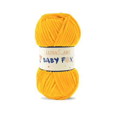 Włóczka Baby FOX Luna Art 38 ciemny żółty