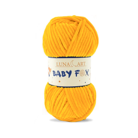 Włóczka Baby FOX Luna Art 38 ciemny żółty
