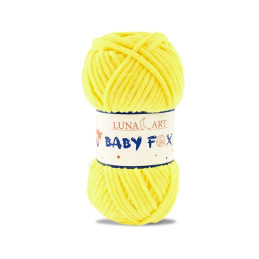 Włóczka Baby FOX Luna Art 84 cytryna