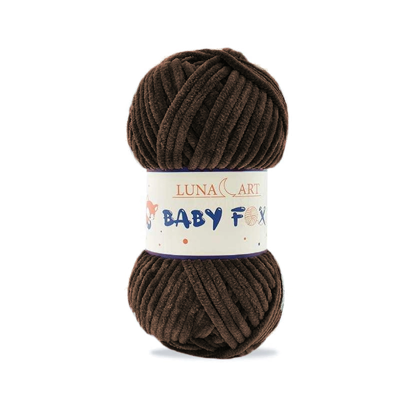 Włóczka Baby FOX Luna Art 91 chłody brąz - produkt wyplatamy.pl 1