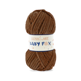 Włóczka Baby FOX Luna Art 40 brąz