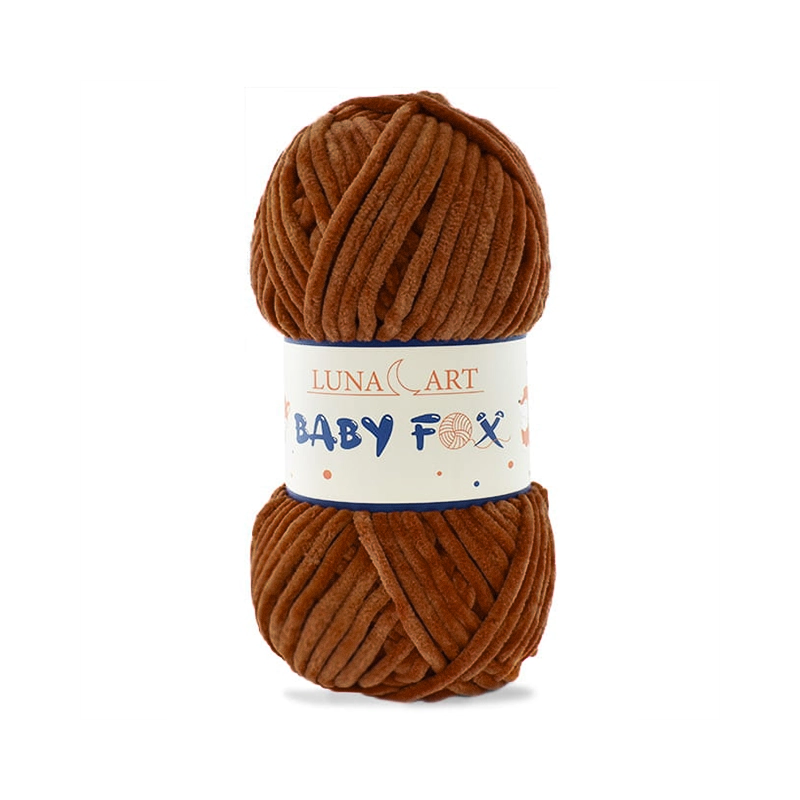 Włóczka Baby FOX Luna Art 60 kasztan - produkt wyplatamy.pl 1