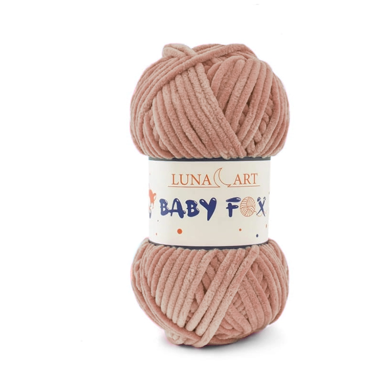 Włóczka Baby FOX Luna Art 96 pudrowy róż - produkt wyplatamy.pl 1
