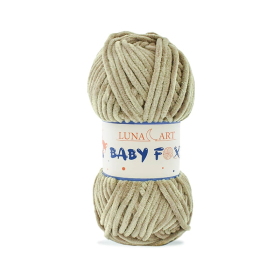 Włóczka Baby FOX Luna Art 29 beżowo-oliwkowy