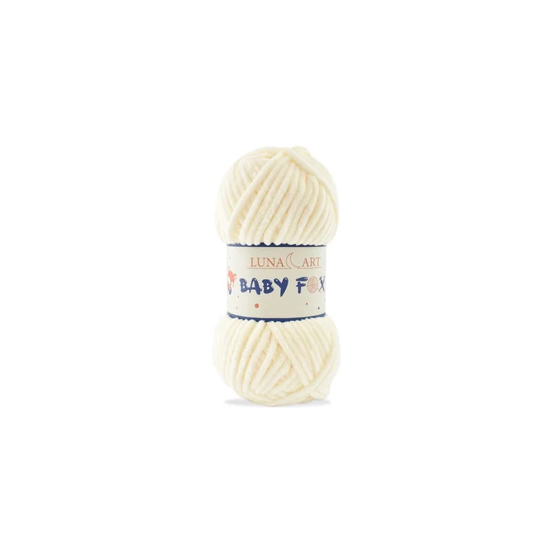 Włóczka Baby FOX Luna Art 02 ecru - produkt wyplatamy.pl 1