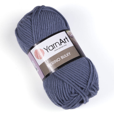 Włóczka YarnArt Merino Bulky 3864 szaroniebieski