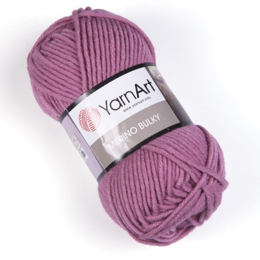 Włóczka YarnArt Merino Bulky 3017 brudny róż