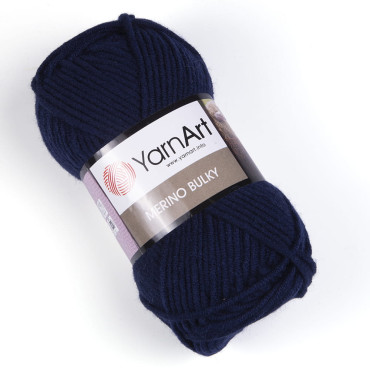 Włóczka YarnArt Merino Bulky 583 granatowy