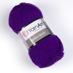Włóczka YarnArt Merino Bulky 556 fioletowy