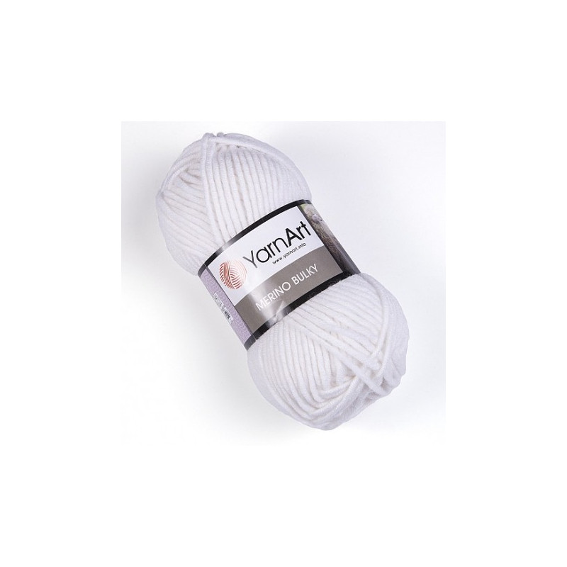 Włóczka YarnArt Merino Bulky 501 biały - produkt wyplatamy.pl 1