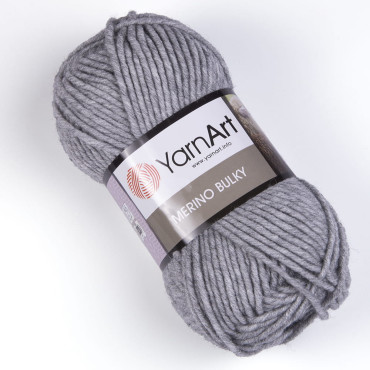 Włóczka YarnArt Merino Bulky 282 jasny szary