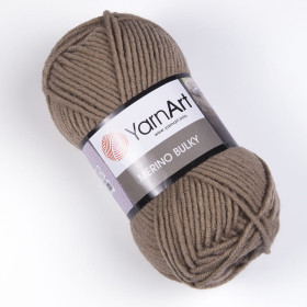 Włóczka YarnArt Merino Bulky 218 ciemny beż