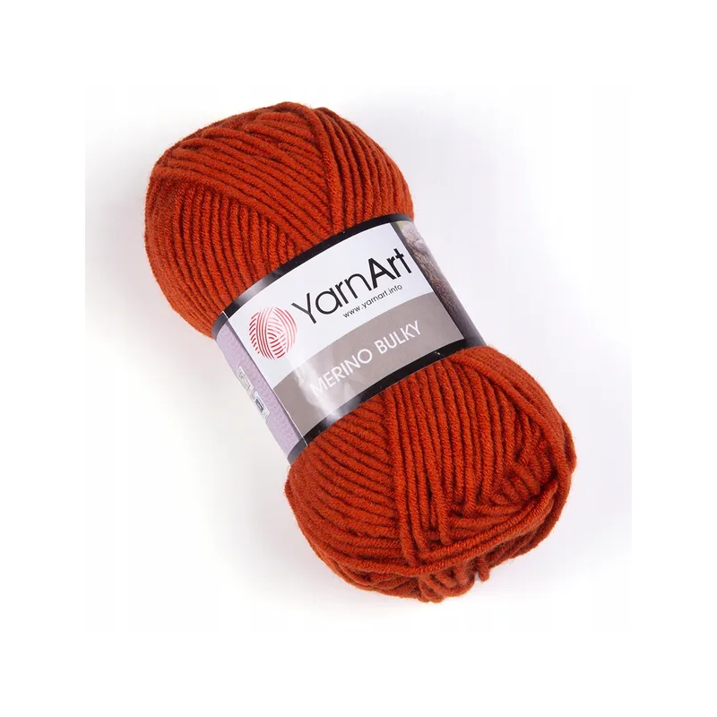 Włóczka YarnArt Merino Bulky 3027 pomarańcz - produkt wyplatamy.pl 1