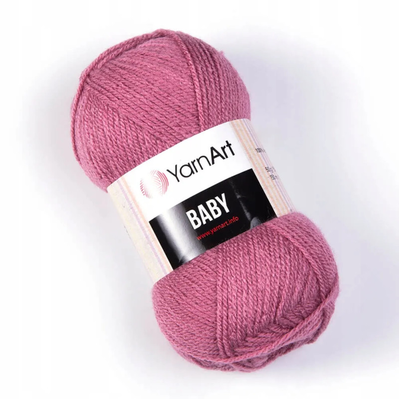 Włóczka YarnArt Baby 3017 brudny róż - produkt wyplatamy.pl 1
