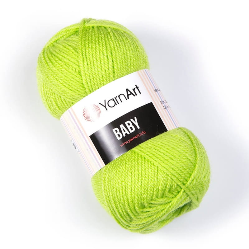 Włóczka YarnArt Baby 854 jasny zielony - produkt wyplatamy.pl 1