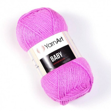 Włóczka YarnArt Baby 635 liliowy róż