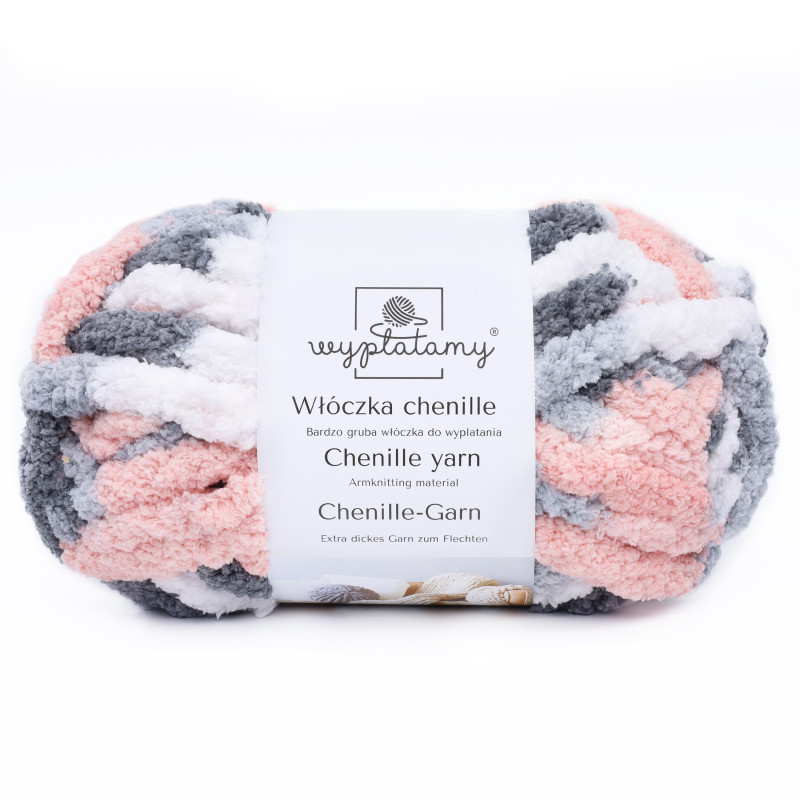 Włóczka chenille standard kolor nr 3 - 230g - produkt wyplatamy.pl 1