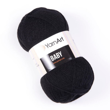 Włóczka YarnArt Baby 585 czarny