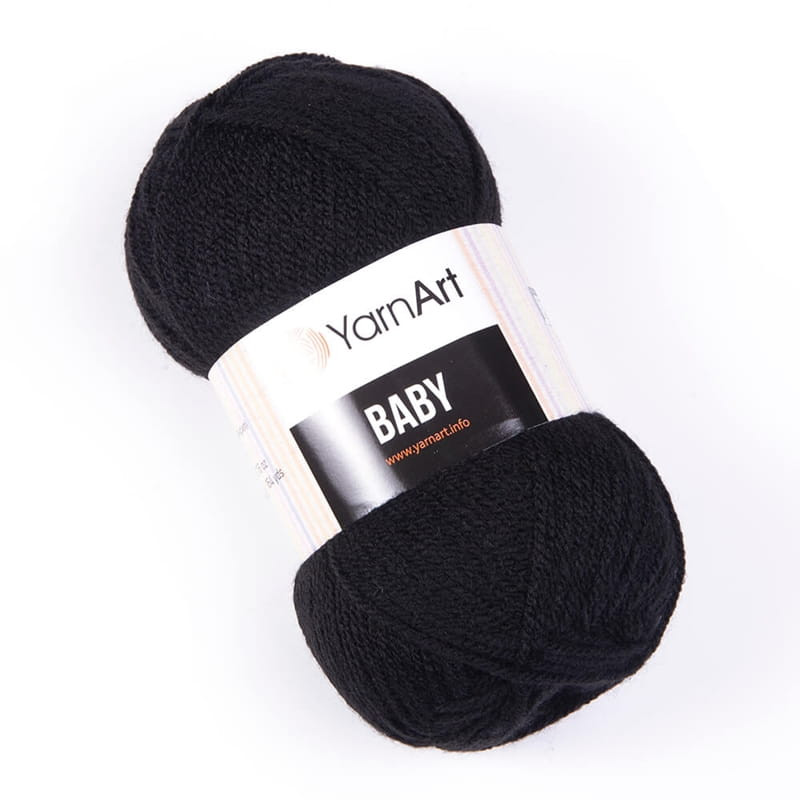 Włóczka YarnArt Baby 585 czarny - produkt wyplatamy.pl 1