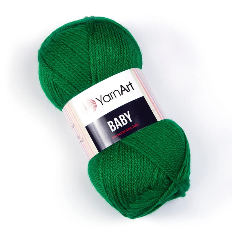 Włóczka YarnArt Baby 338 ciemny zielony - produkt wyplatamy.pl 1