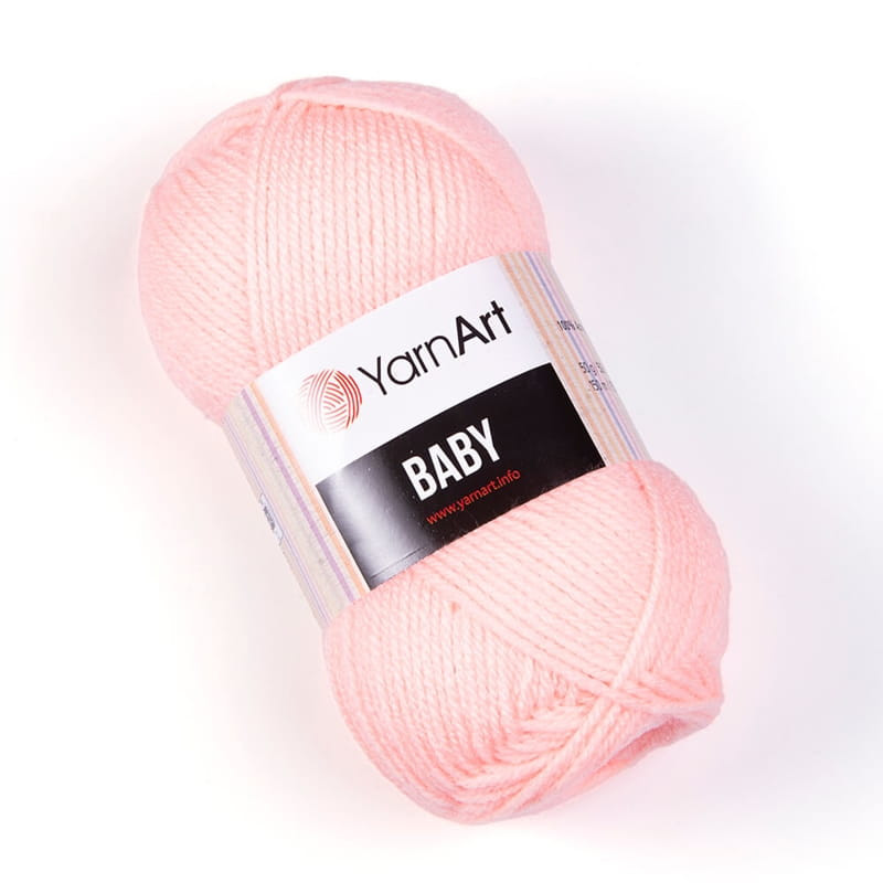 Włóczka YarnArt Baby 204 pudrowy róż - produkt wyplatamy.pl 1