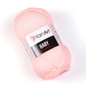 Włóczka YarnArt Baby 204 pudrowy róż