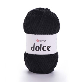 Włóczka YarnArt Dolce 742 czarny