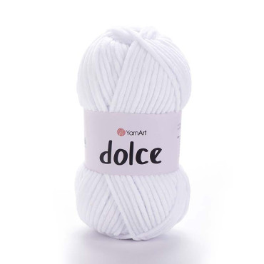 Włóczka YarnArt Dolce 741 biały