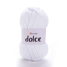 Włóczka YarnArt Dolce 741 biały
