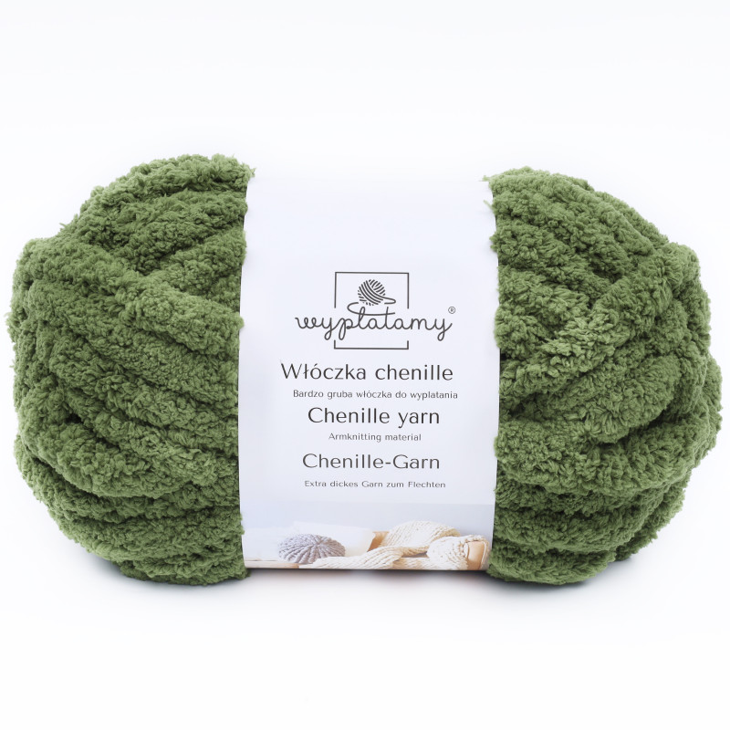 Włóczka chenille standard kolor nr 5 - 230g - produkt wyplatamy.pl 1