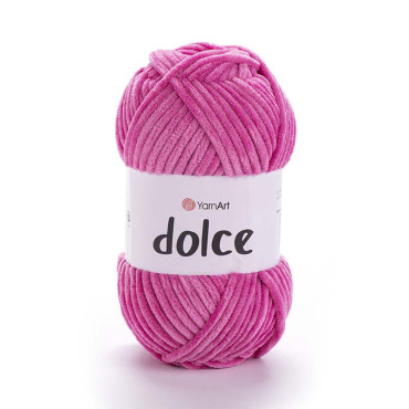 Włóczka YarnArt Dolce 795 ciemny różowy