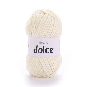 Włóczka YarnArt Dolce 783 jasny kremowy