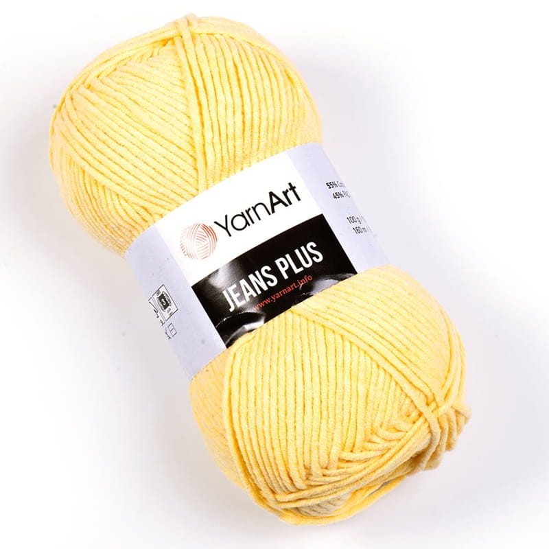 Włóczka YarnArt Jeans Plus 88 wanilia - produkt wyplatamy.pl 1