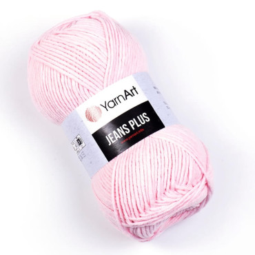 Włóczka YarnArt Jeans Plus 74 jasny róż