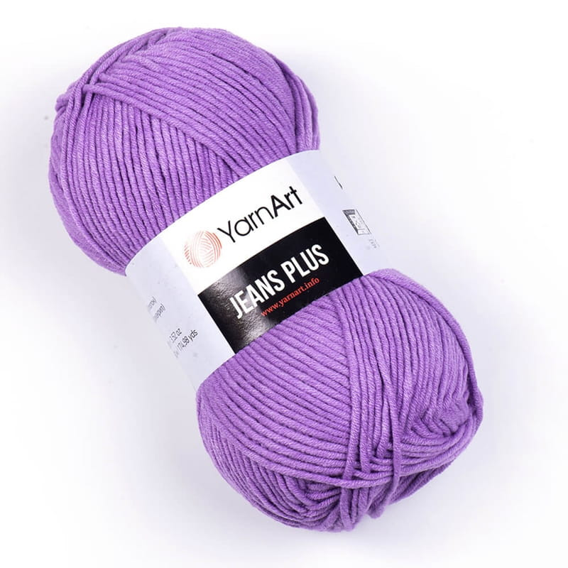 Włóczka YarnArt Jeans Plus 72 jasny fiolet - produkt wyplatamy.pl 1