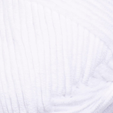 Włóczka YarnArt Jeans Plus 62 śnieżnobiały - produkt 2