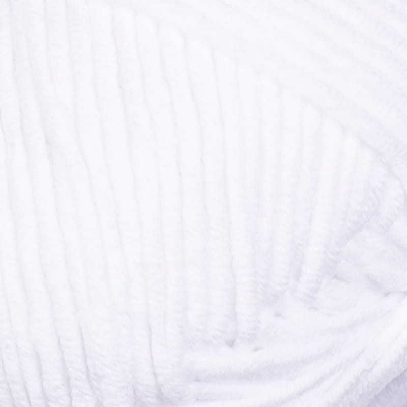 Włóczka YarnArt Jeans Plus 62 śnieżnobiały - produkt wyplatamy.pl 2