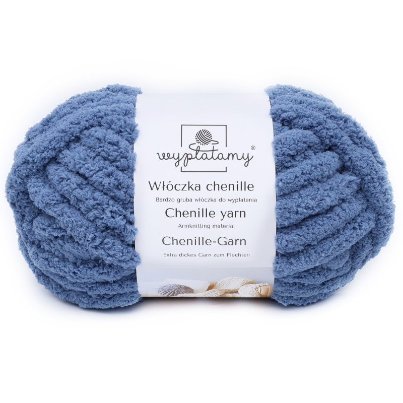 Włóczka chenille standard kolor nr 12 - 230g - produkt wyplatamy.pl 1
